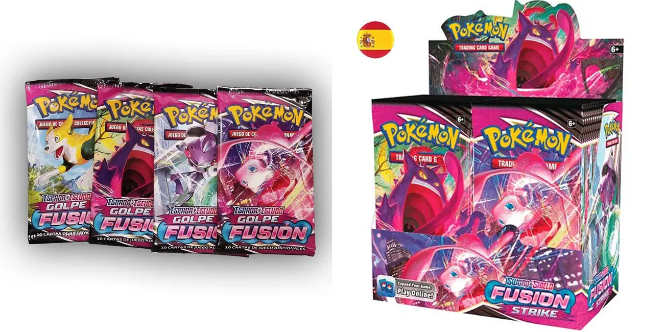 Pack 36 sobres de cartas Pokémon TCG en español