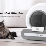 caja de arena autolimpiante DOEL de 65 litros con Wi-Fi y control por app