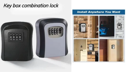 caja de pared para llaves con contraseña de 4 dígitos