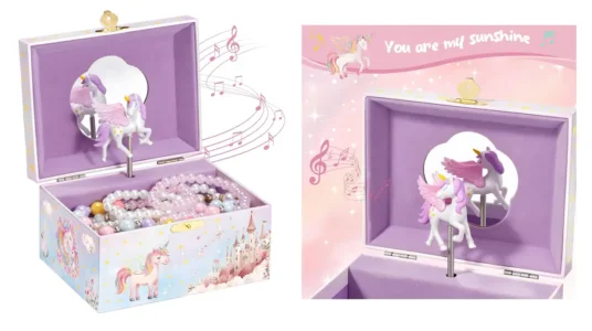 caja musica joyero procase unicornio barata