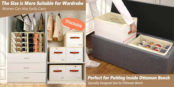 Caja organizadora zapatos para armarios oferta
