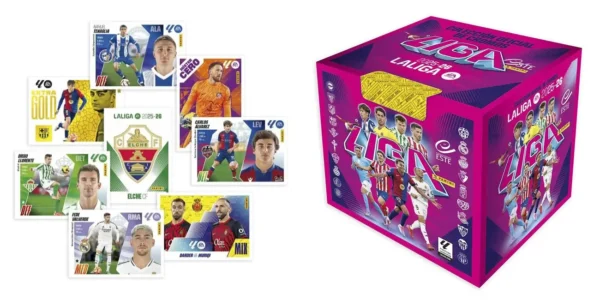 Caja de 50 sobres de cromos Panini Adrenalyn La Liga EA Sports 2025-2026