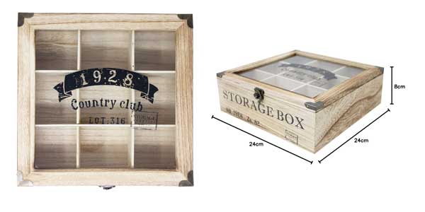 Caja Te ToCi madera natural oferta