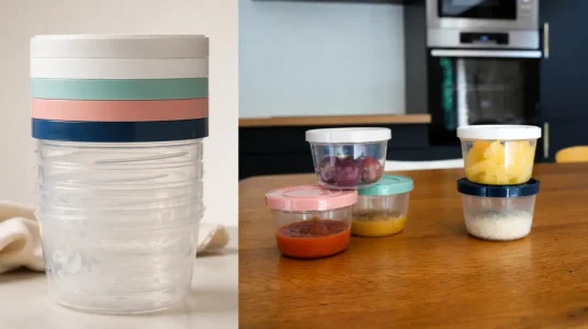 Cajas de almacenamiento Thermobaby de 250 ml, aptas para microondas y congelador