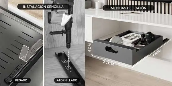 cajón extraíble Marctani armarios oferta