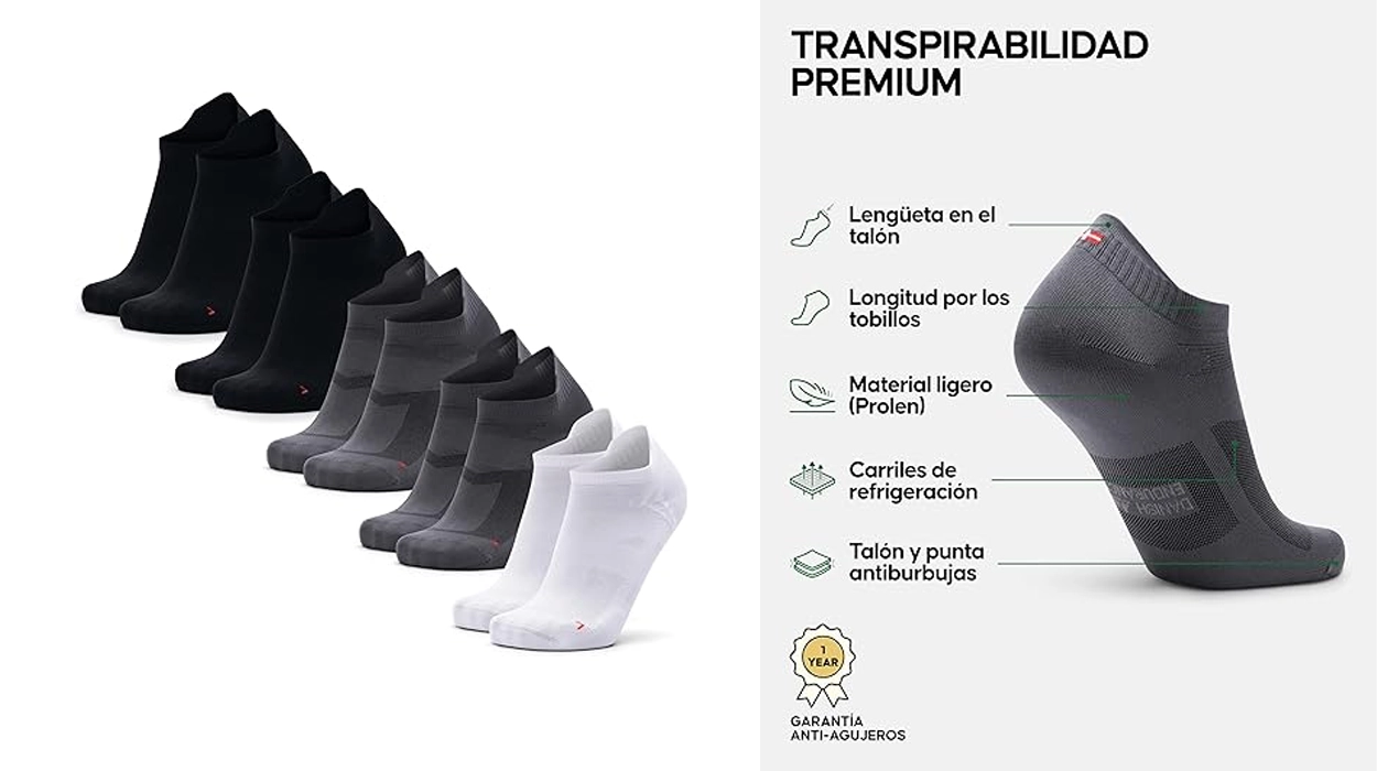 calcetines cortos de running Danish Endurance