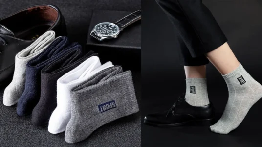 calcetines de algodón transpirables para hombre