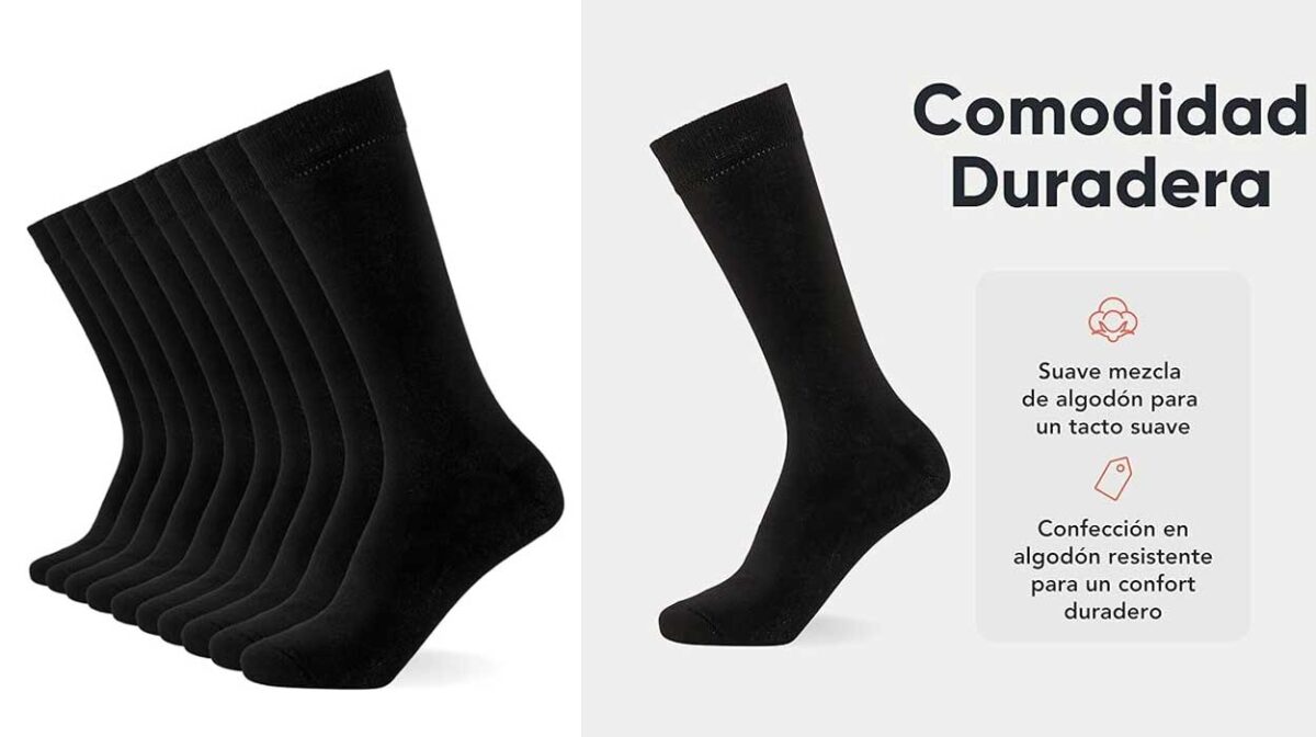 Pack x10 Pares de Calcetines FM London para hombre