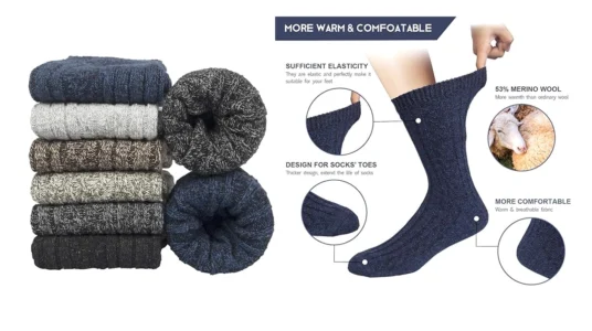 calcetines lana merino