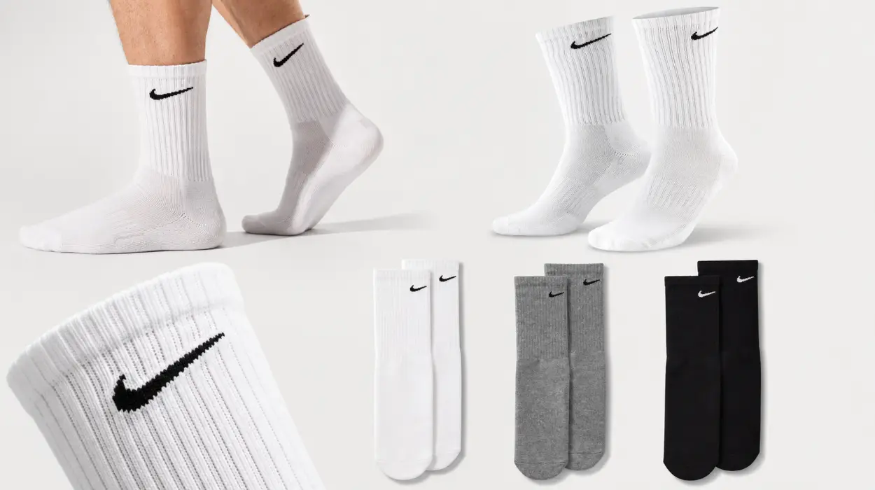 Pack de 3 pares de calcetines deportivos de caña alta Nike unisex