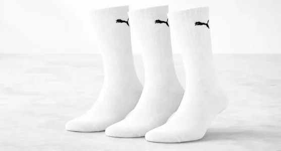 Chollo Pack de 3 pares de calcetines Puma Crew Sock para adulto