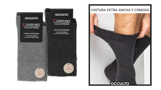 calcetines sin costuras Occulto para hombre