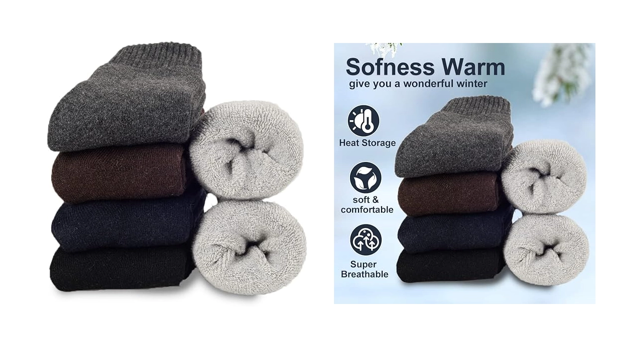 calcetines térmicos de invierno Josnown