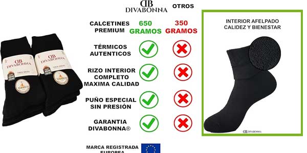 Calcetines térmicos Divabonna oferta