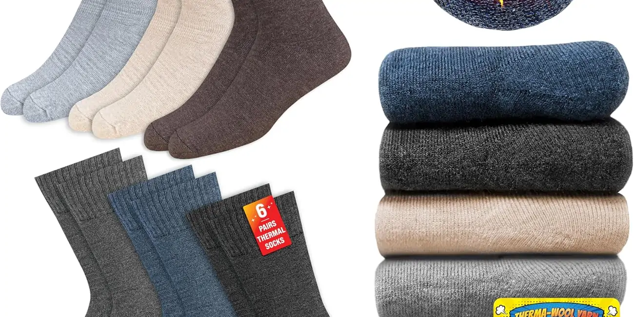 6 pares de calcetines térmicos Soxco unisex