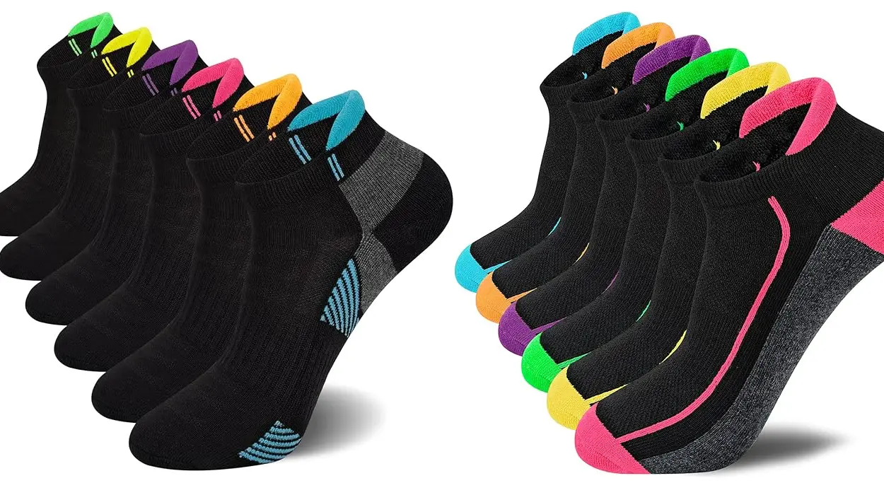Pack x6 Calcetines tobilleros deportivos Wostock para mujer