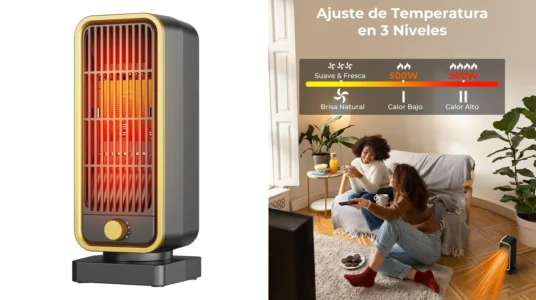 calefactor bajo consumo de 900W DDHTSAL