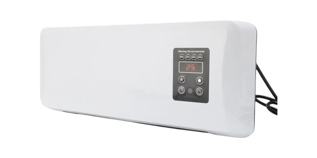 Calefactor de pared eléctrico de 1500W