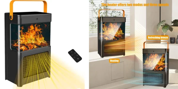 Calefactor eléctrico VAZILLIO de 2.200W