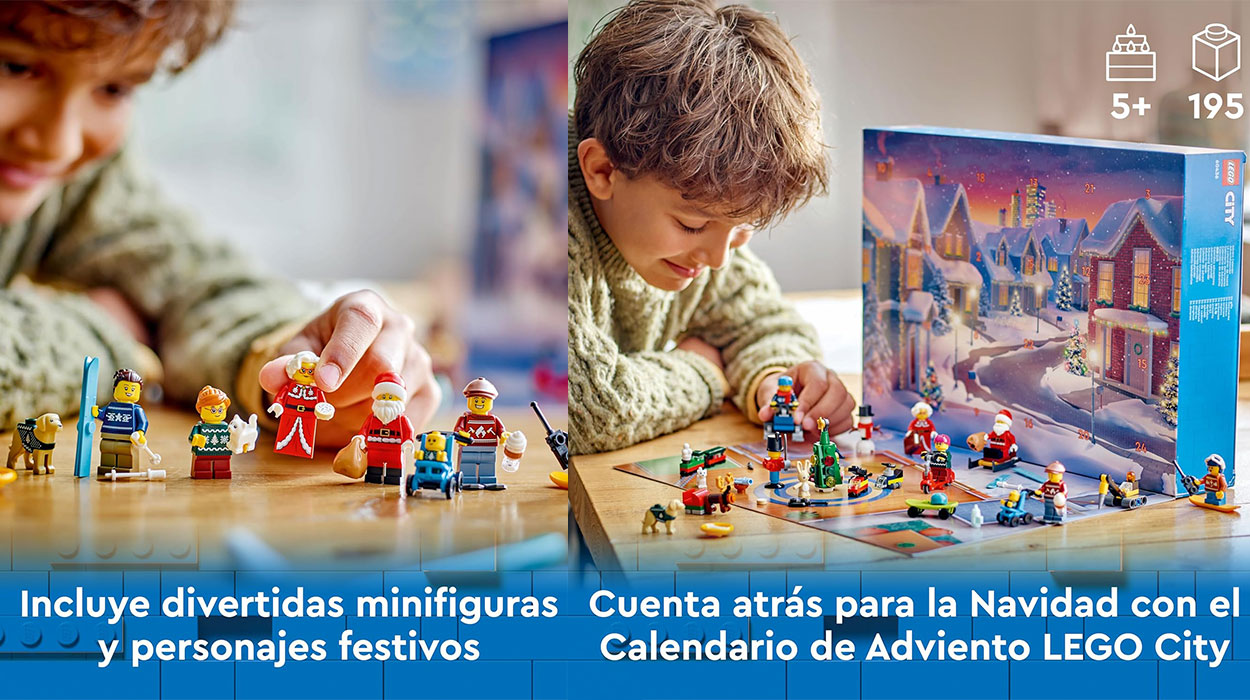 Calendario de Adviento 2024 de LEGO City barato