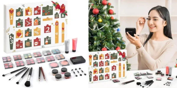 Calendario de adviento de maquillaje Gleamkid