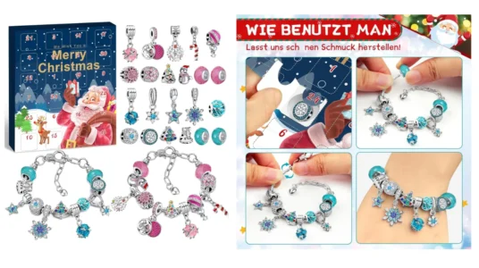 calendario de ADviento con joyas infantiles