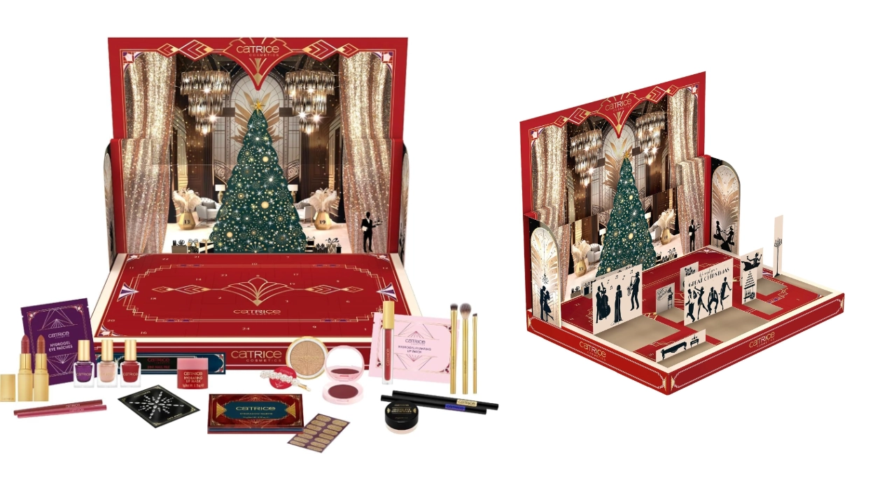 calendario de Adviento Catrice The Great Christmas con 24 productos de maquillaje