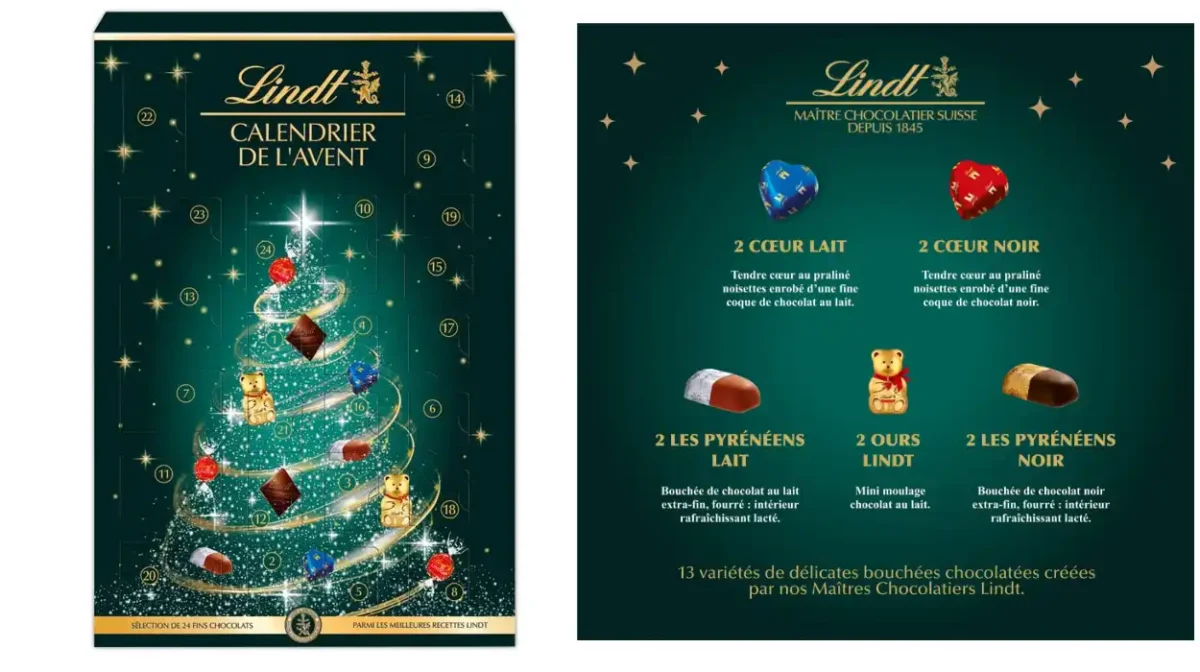 Cuenta los días hasta Navidad con este calendario de Adviento Lindt Árbol lleno de sorpresas deliciosas