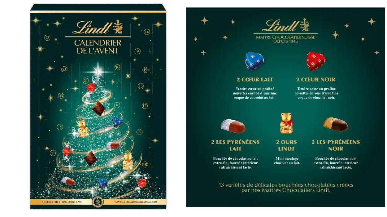 calendario de Adviento Lindt Árbol