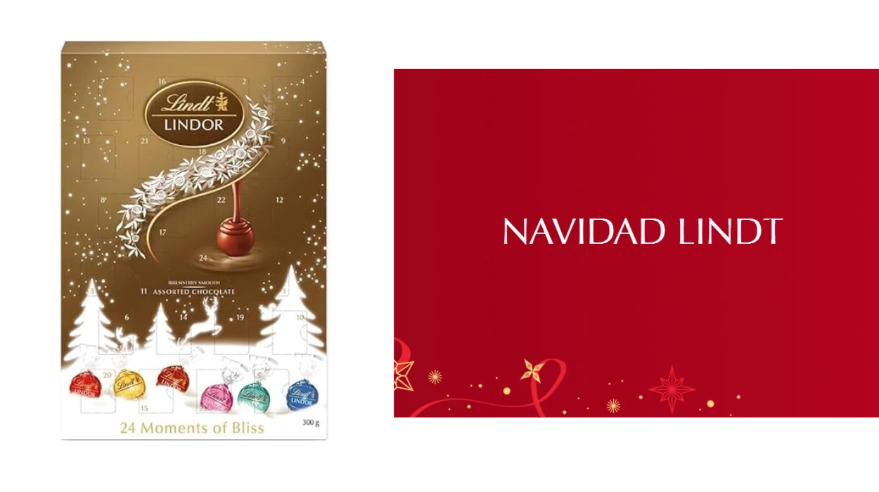 calendario de Adviento Lindt Lindor con 24 delicias de chocolate
