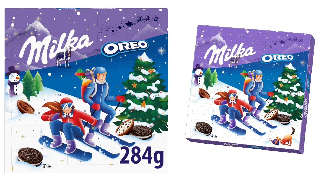 calendario de Adviento Milka Oreo de 284 g