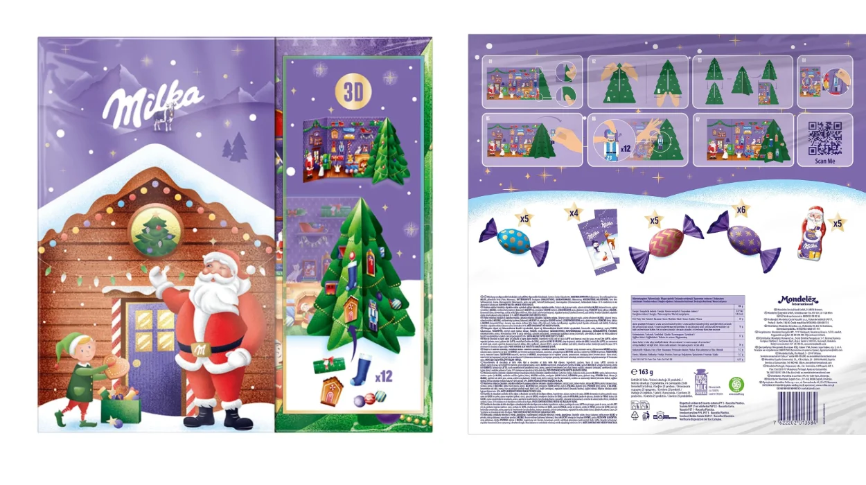 calendario de Adviento Pop Up Milka