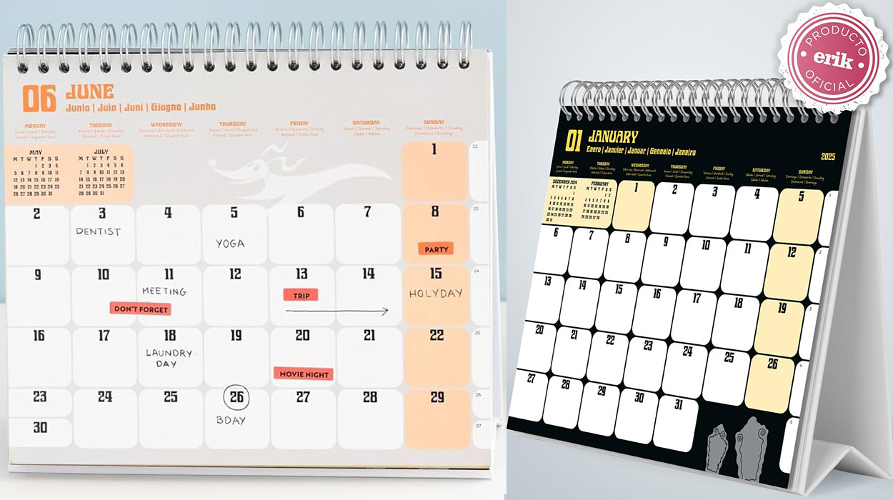 Calendario de escritorio 2025 Pesadilla Antes De Navidad barato