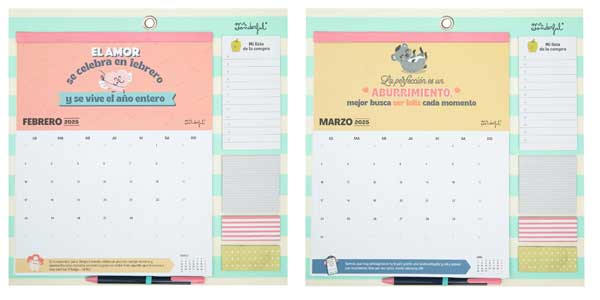 Calendario de pared magnético Mr Wonderful oferta