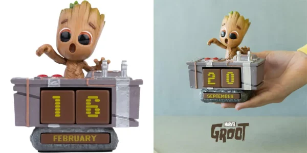 Calendario perpetúo Baby Groot 3D