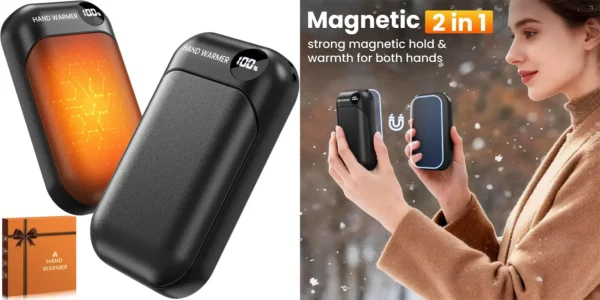 Calentador de manos KQPZ 2 en 1 recargable