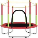 Cama elástica infantil portátil de 140 cm