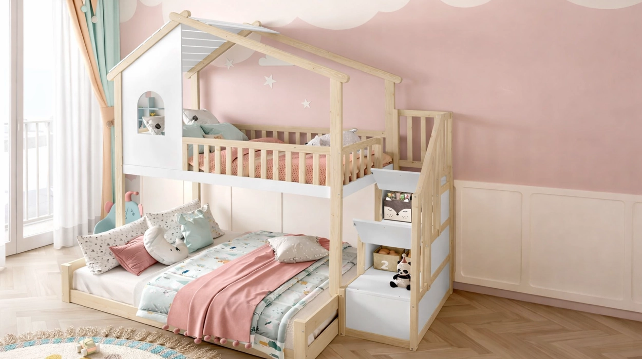 cama-infantil-tipo-casita-de-madera-con-litera