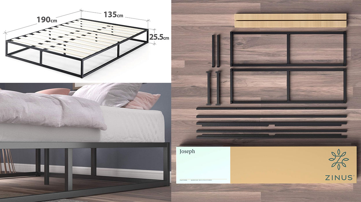 Cama Zinus Joseph de 135 x 190 cm barata