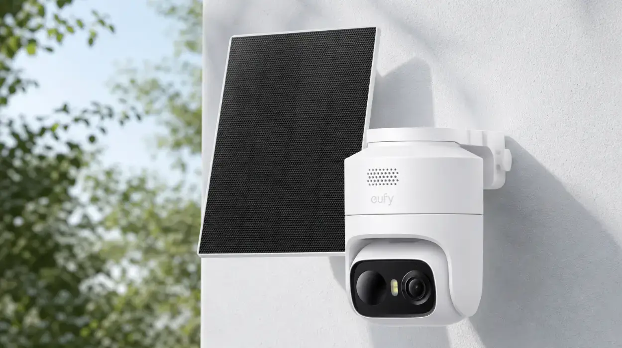 Cámara de vigilancia solar EufyCam C37: cobertura total con seguimiento IA 360° y visión nocturna en color