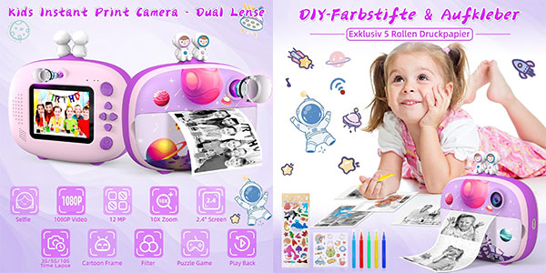 Cámara de fotos infantil CHAKEYAKE barata