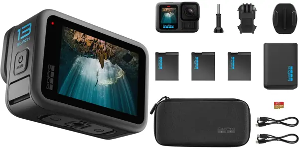 GoPro HERO13 Black con paquete de batería extendida