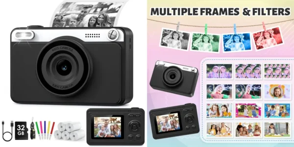 Cámara de fotos instantánea HD