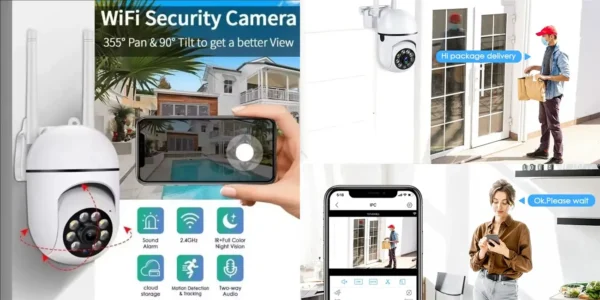 Cámara PTZ WiFi Full HD