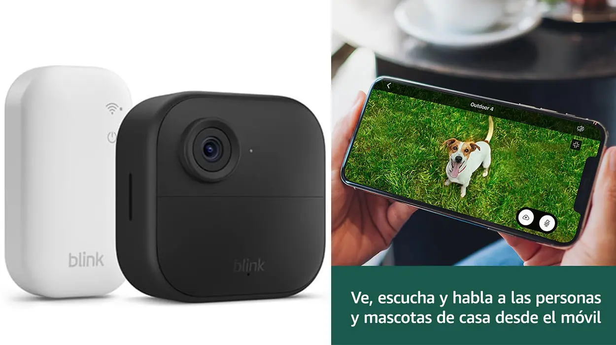 Cámara de seguridad inteligente HD sin cables Blink Outdoor 4 barata