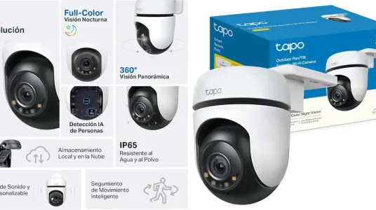 Cámara WiFi Tapo C510W 360º para exteriores
