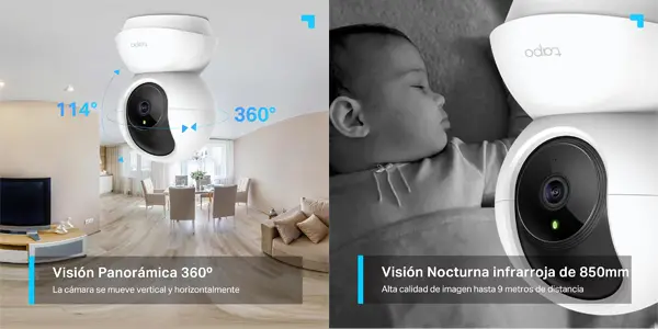 Cámara de vigilancia TP-Link Tapo C210 Wi-Fi 2K