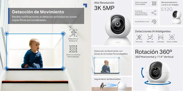 Cámara Tapo C230 WiFi 3K
