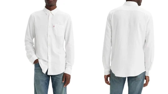 camisa Levi’s Sunset 1-Pocket Standard para hombre en color blanco barata