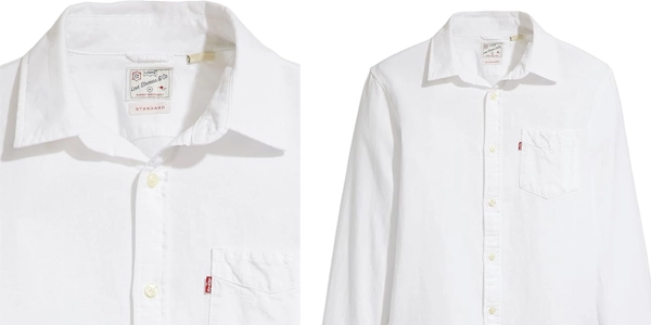 camisa Levi’s Sunset 1-Pocket Standard para hombre en color blanco oferta